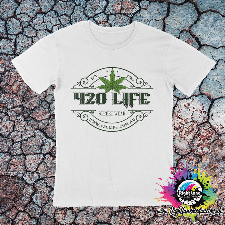 420 LIFE OG WHITE TEE