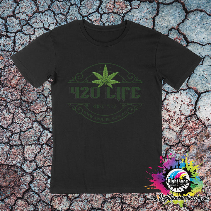 420 LIFE OG BLACK TEE