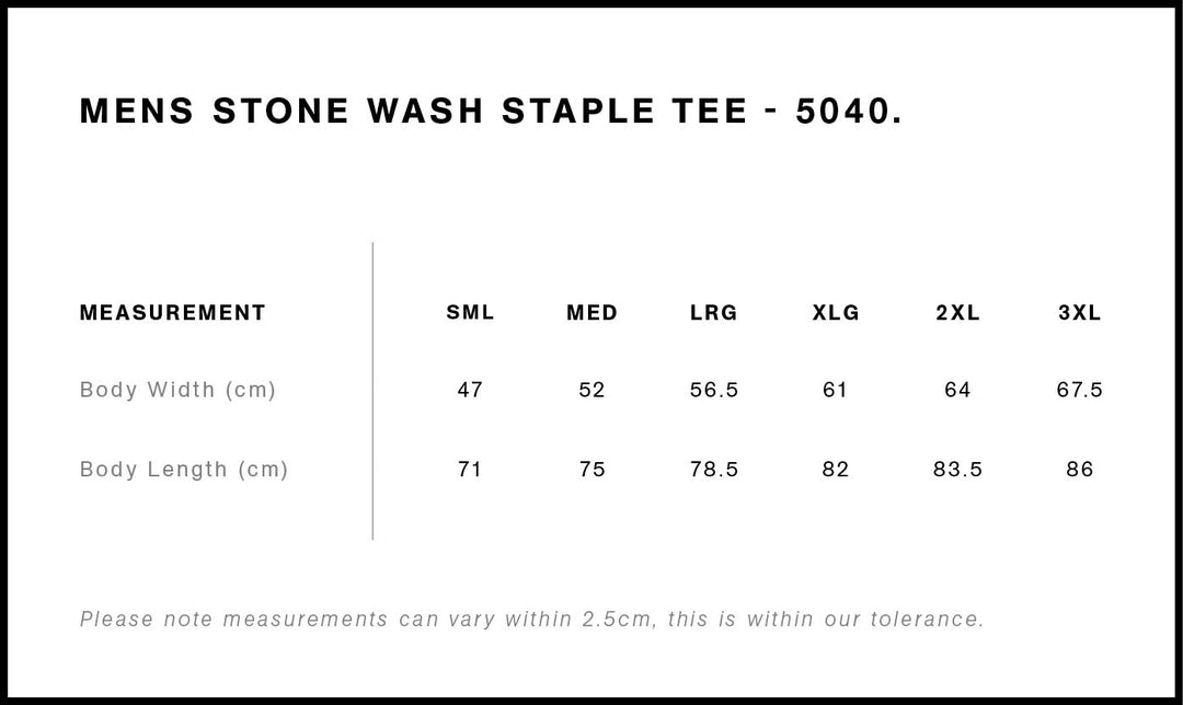 Right Lane Stone Wash Vintage Logo