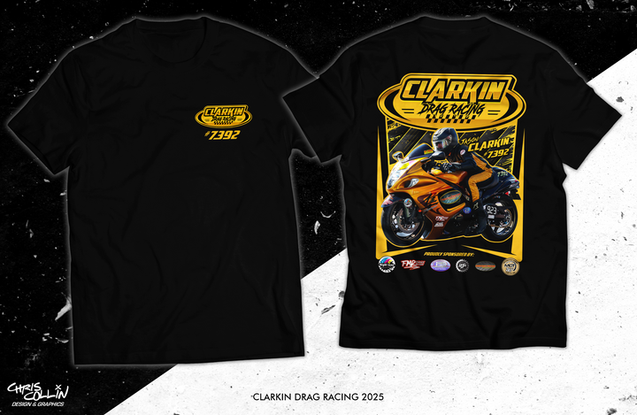 Jason Clarkin Racing 2025 Tee  - ADULTS AND KIDS