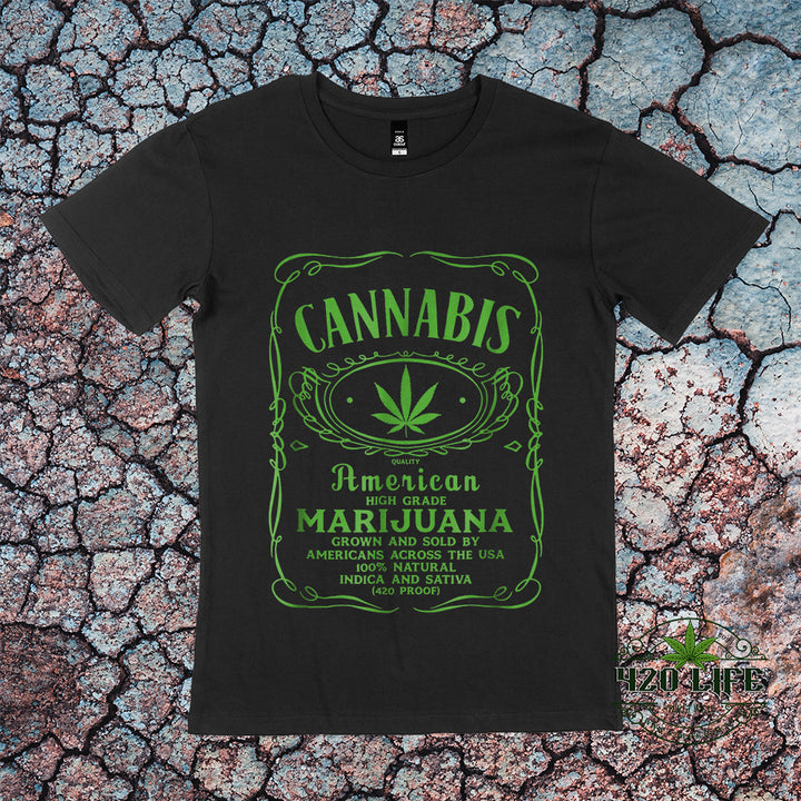JD Cannabis 420 T-shirt - 420 LIFE