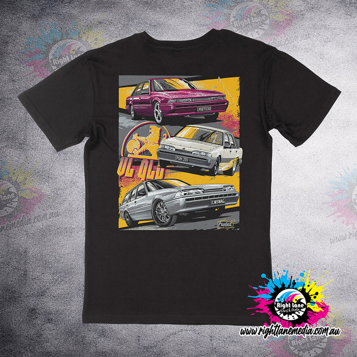 VL QLD Bright Yellow Tee Adults and Kids Sizes