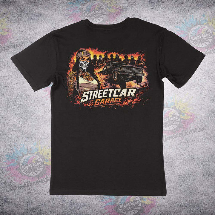Streetcar Garage – Fire & Steel Tee - Adults and Kids