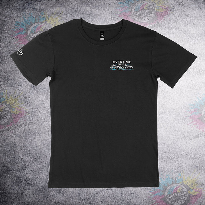 OVERTIME FUNDS OCEAN TIME- LITRL TEE - Adults and Kids