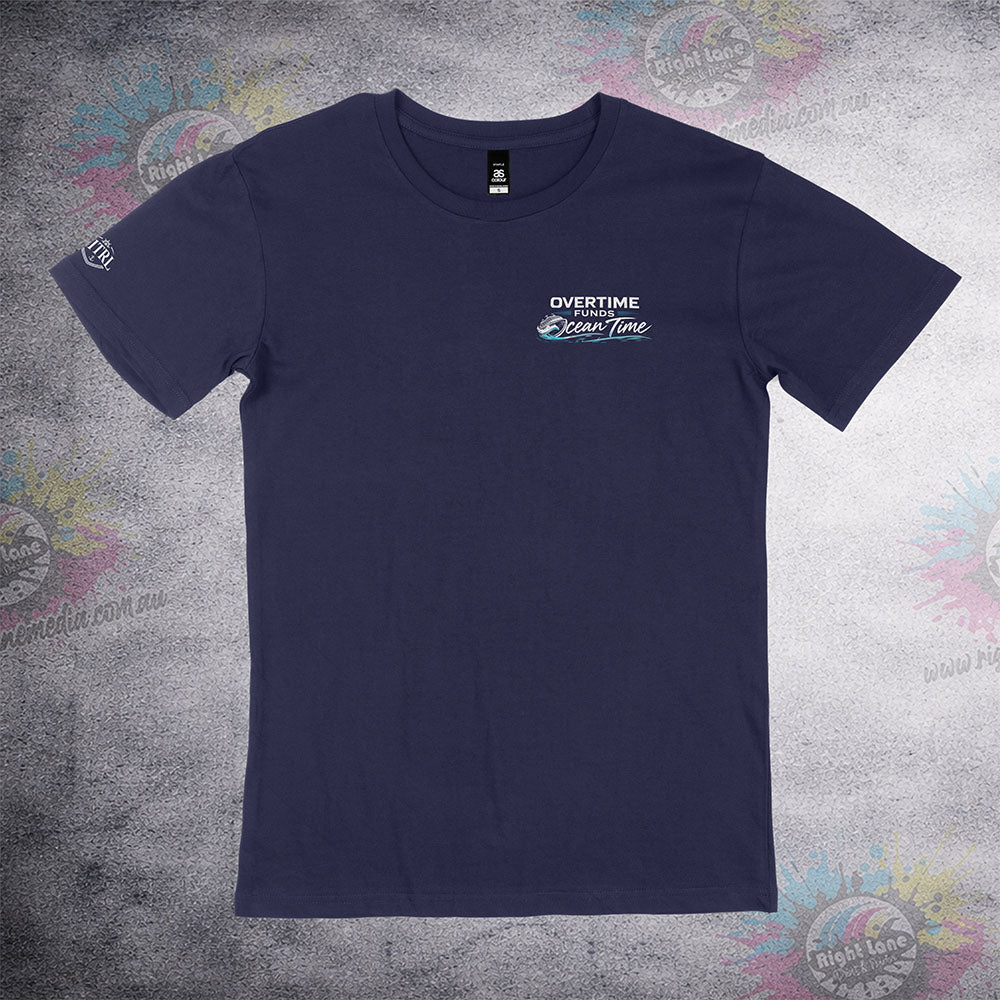 OVERTIME FUNDS OCEAN TIME- LITRL TEE - Adults and Kids