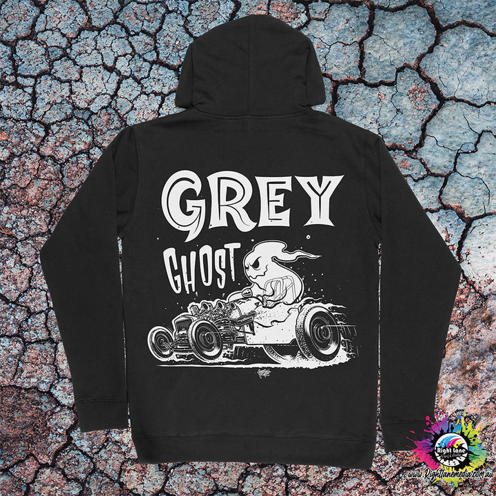GREY GHOST HOODIE ADULTS & KIDS SIZES