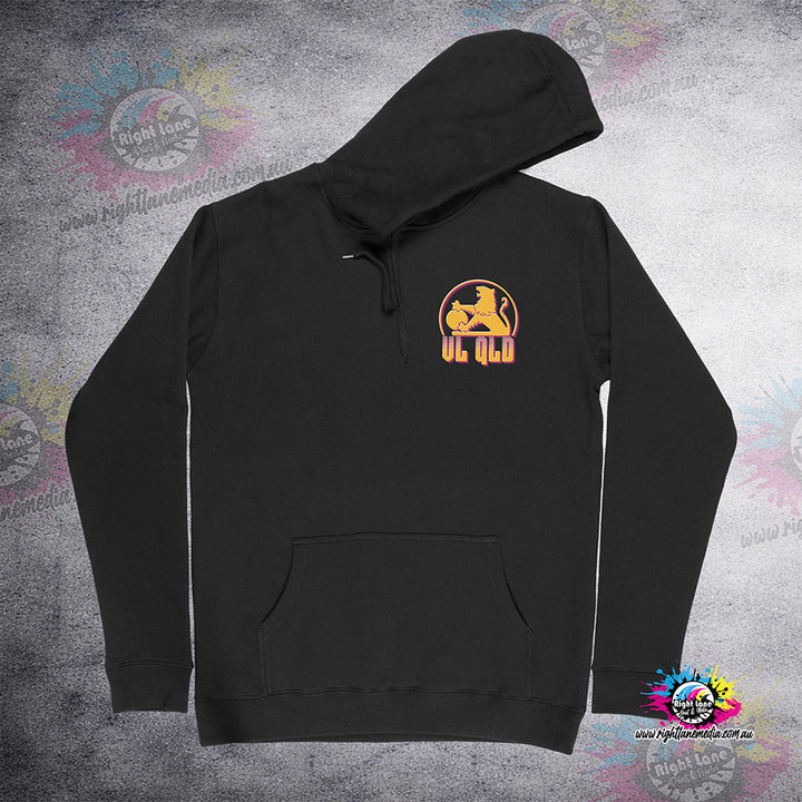 VL QLD Bright Yellow LOGO HOODIE ADULTS & KIDS SIZES