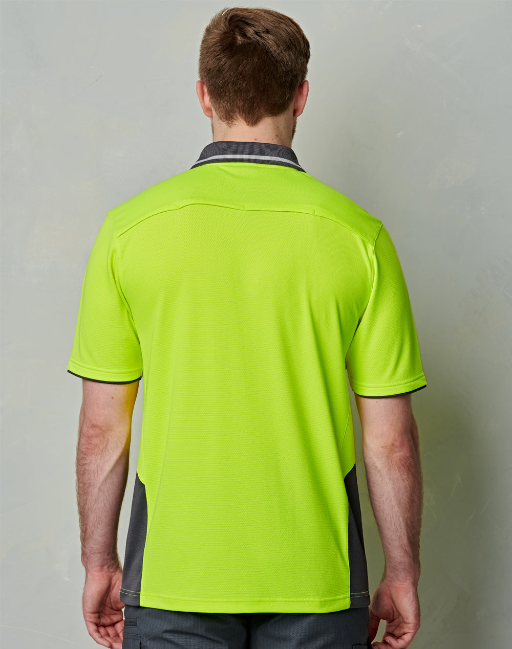 Unisex HI-VIS Bamboo Vented Polo
