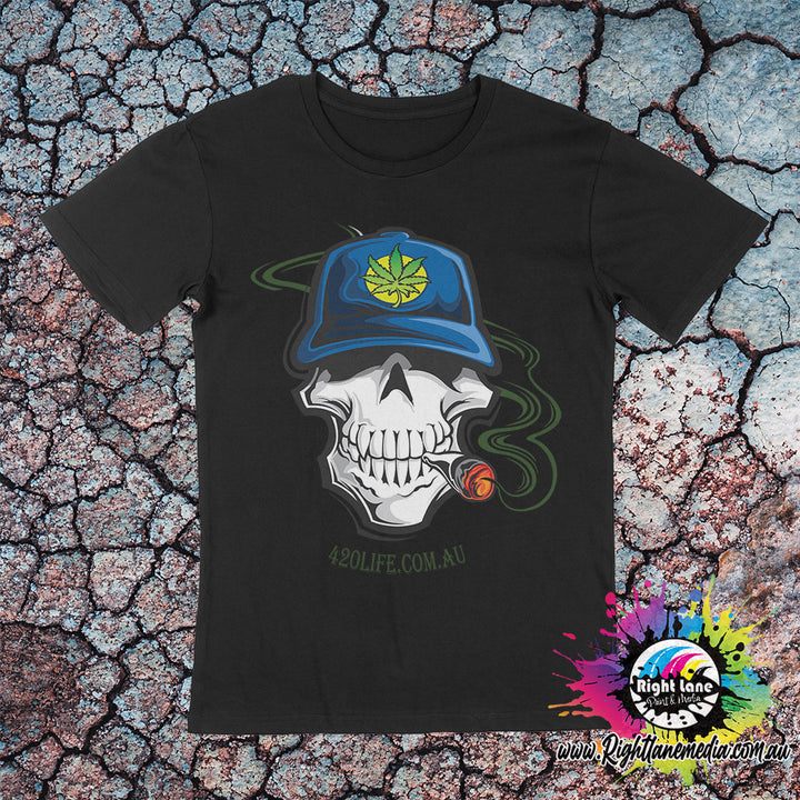 The Skull Reefer Tee - 420 Life
