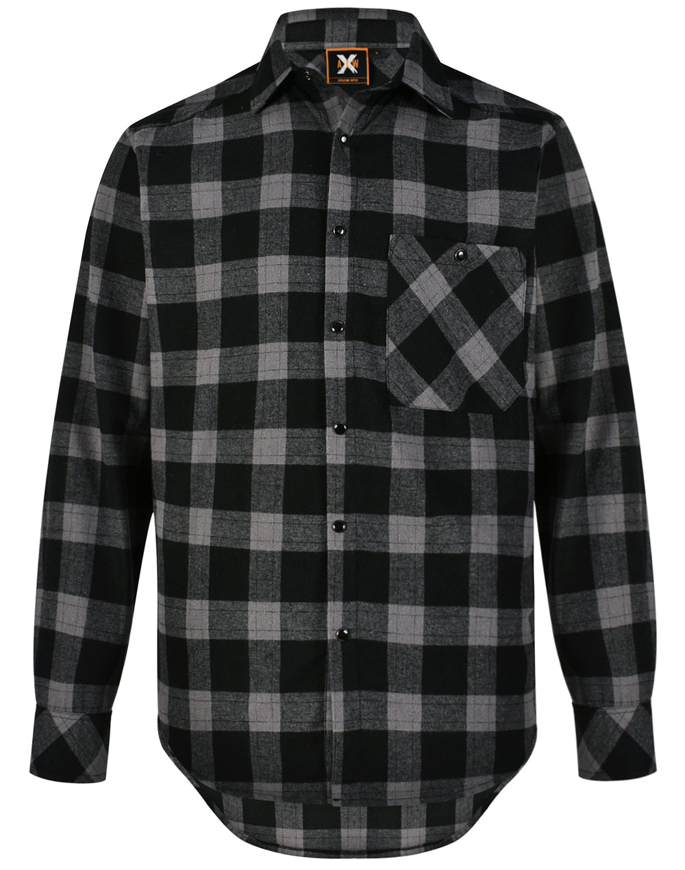 Unisex Classic Flannel Plaid LS Shirt