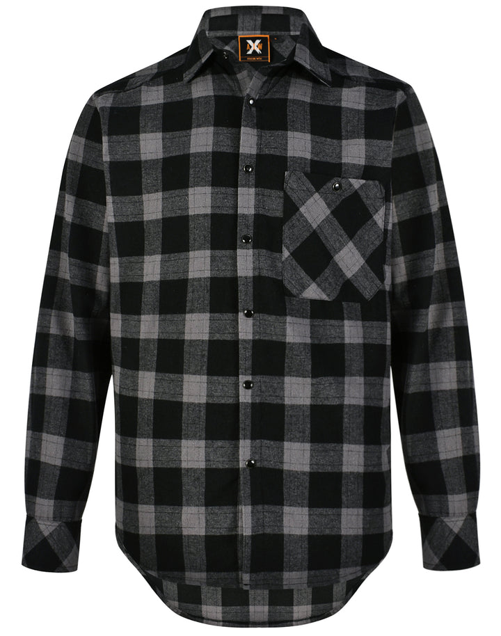 Unisex Classic Flannel Plaid LS Shirt