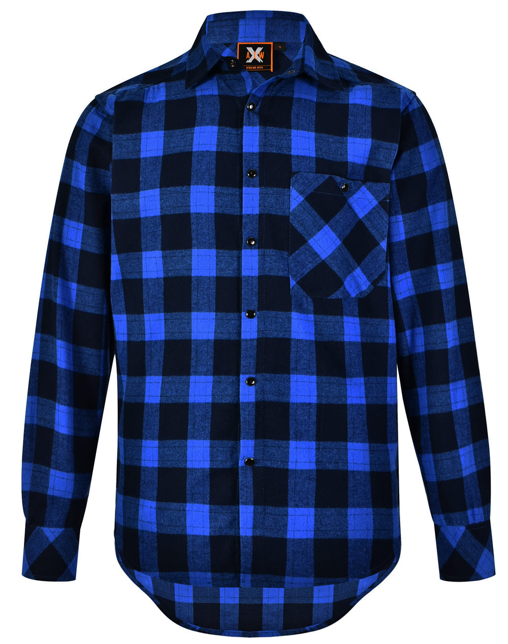 Unisex Classic Flannel Plaid LS Shirt
