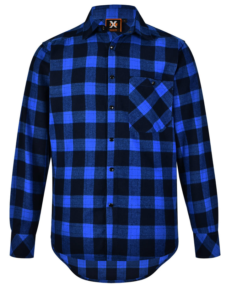 Unisex Classic Flannel Plaid LS Shirt