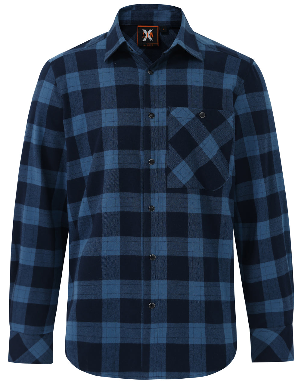Unisex Classic Flannel Plaid LS Shirt