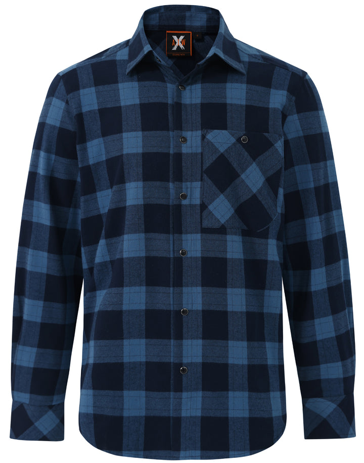 Unisex Classic Flannel Plaid LS Shirt
