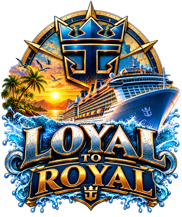Loyal to Royal – Gold Crown print artwork