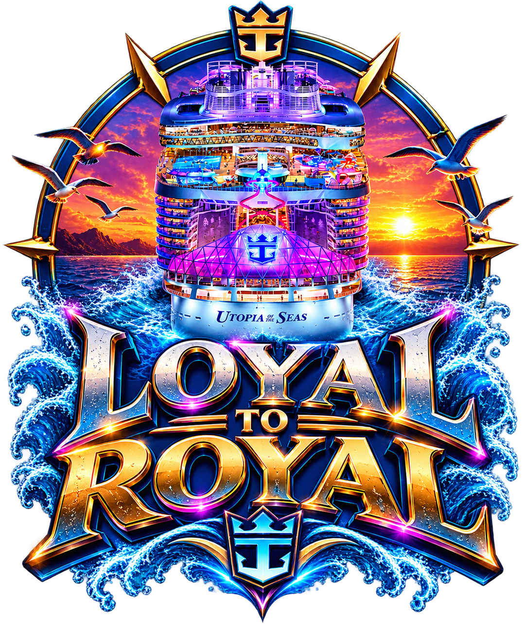 Loyal to Royal – Utopia print artwork
