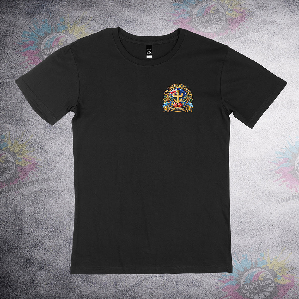 Aussie Club Royale Mo Mo Mo Mummy tee front