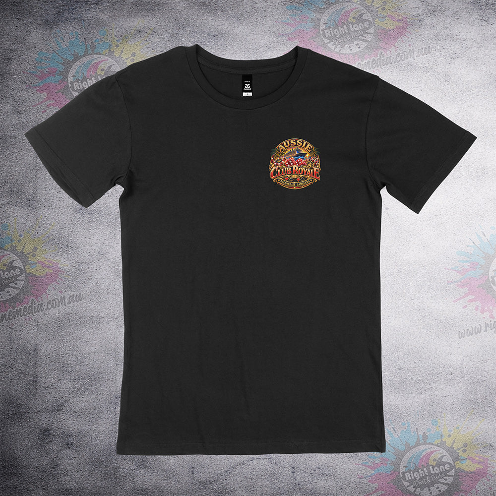 Aussie Club Royale My Retirement Plan Has Three Reels tee front