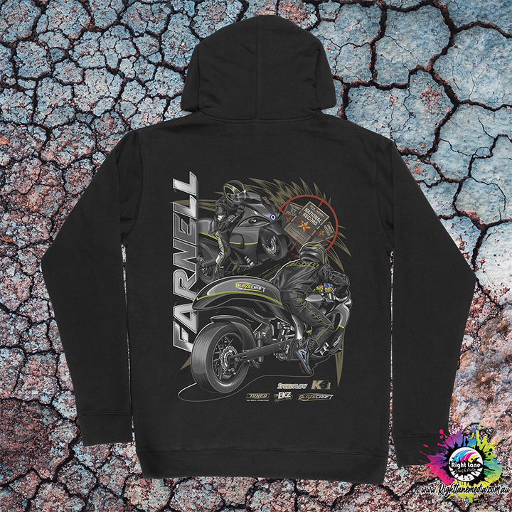 PETE FARNELL MOTORSPORTS HOODIE ADULTS & KIDS SIZES