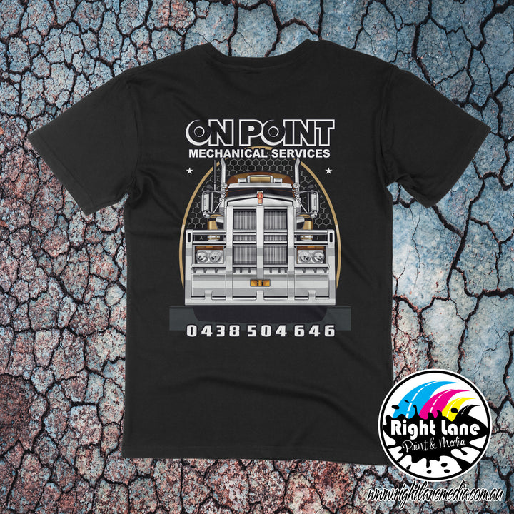 On Point Kenworth Grille tee back