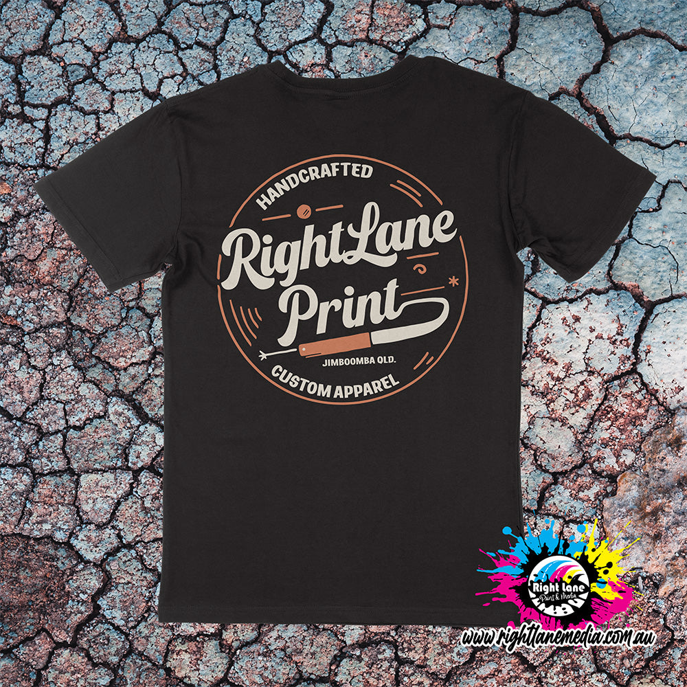 Right Lane Hand Crafted Logo Tee