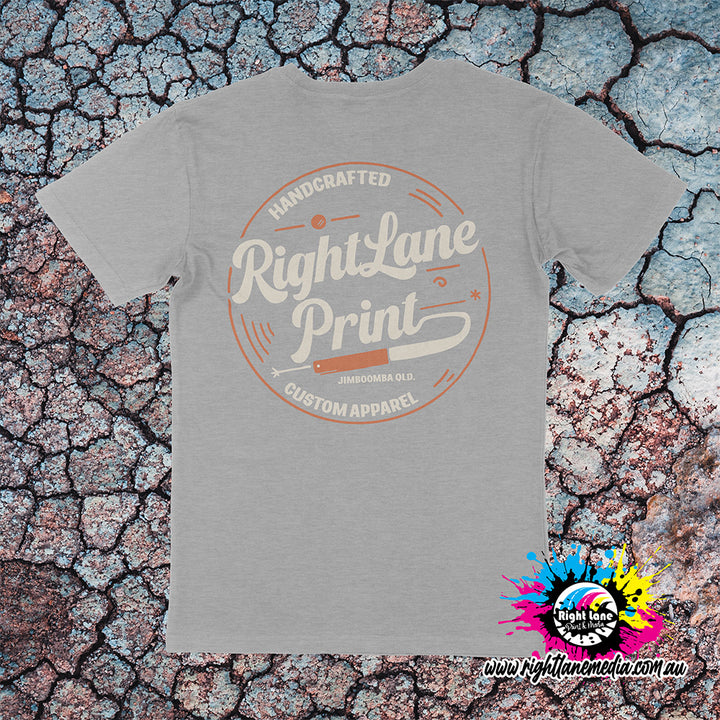 Right Lane Hand Crafted Logo Tee